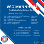 Unsere nächsten Spiele (08.11.25/09.11.25)