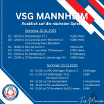 Unsere nächsten Spiele (22.11.25/23.11.25)